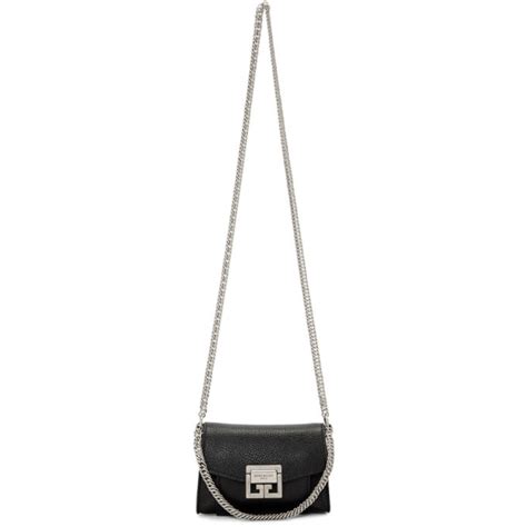 givenchy black nano gv3 pouch bag|Givenchy purse bag.